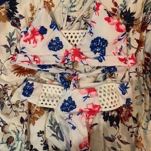 Floral Print Bathing Suit